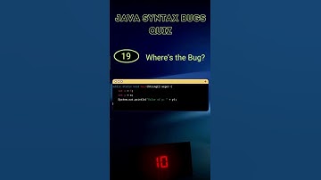 Java Bug Hunt Quiz 19: Can You Spot the Glitch? | Coding Challenge #javaprogramming #bughunt