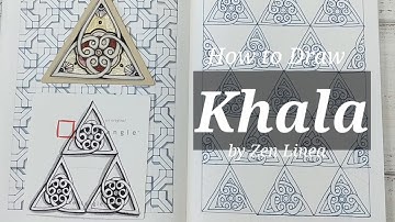 How to draw Zentangle Pattern  
