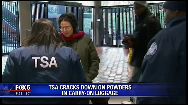 TSA cracks down on powders in carry on luggage