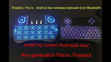 2 Wireless keyboards (non bluetooth) for Amazon Firetv, Firestick & Android boxes