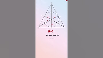 Radius of an Inscribed circle in a triangle!