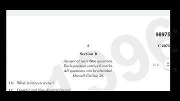 6th sem BA film studies /2022 year question paper calicut university
