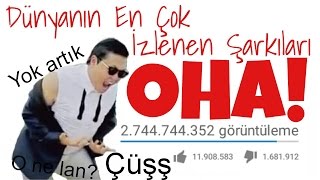Dünyanın En Çok Dinlenen Şarkıları (Youtube)