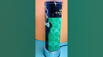 Green Tingz 🥤💚 #personalizedtumblers #customtumblers #sublimation #tumbler #shorts