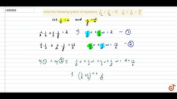 Solve the following    system of equations:  ltmath gt  ltmrow gt  ltmfrac gt  ltmn gt1 lt/mn