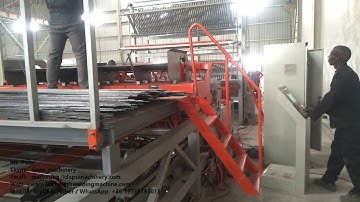 Automatic roll welded wire mesh welding machine to Africa