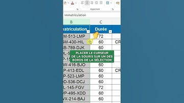 Permuter une colonne en 1 clic