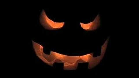 The Video JackoLantern for Halloween (Real Pumpkin Not Digital or Animated)