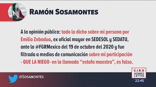 Sosamontes responde a acusaciones de Rosario Robles por Estafa Maestra | Noticias con Ciro Gómez