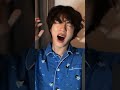 Jin being a cute frustrated hamster  jin kimseokjin bts