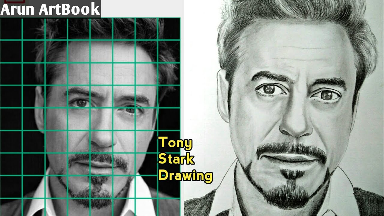 How To Draw Tony Stark  Sketch Saturday  YouTube