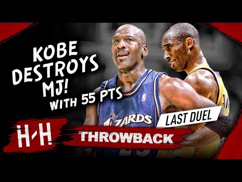 The Night Michael Jordan PASSED THE TORCH To Kobe Bryant in LAST Duel Highlights (2003.03.28)