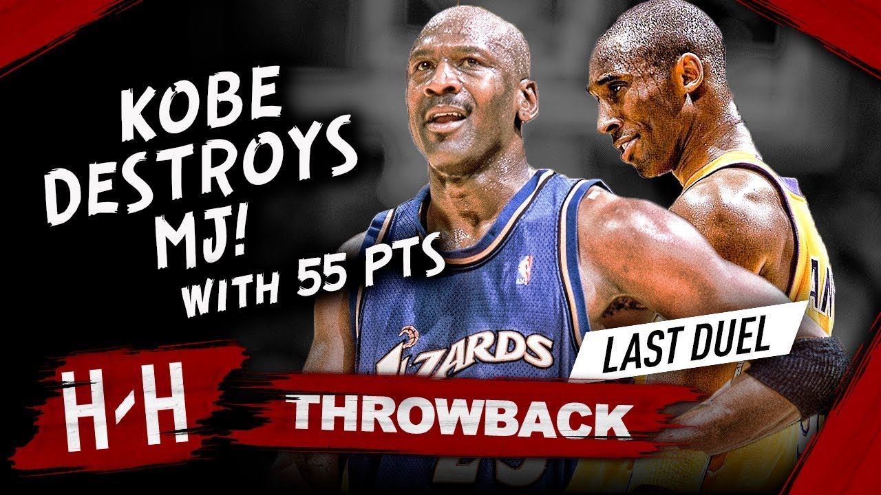 Michael Jordan triggered Kobe Bryant to a double-nickel game