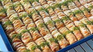 HAMURU YAĞ GİBİ AKIYOR KOLAYCA AÇILIYOR💯EL AÇMASI BURMA BAKLAVA TARİFİ👌🏼