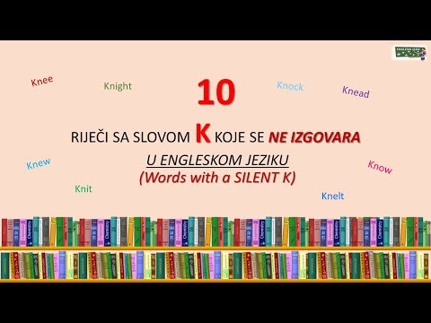 10 Riječi sa slovom K koje se ne izgovara u engleskom jeziku | Words with a Silent K