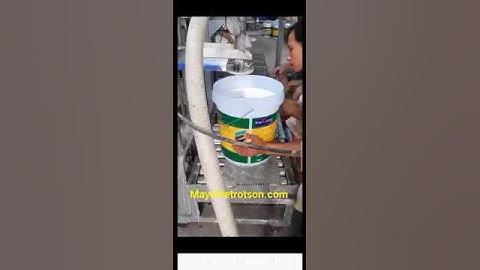 Máy chiết rót sơn bán tự động . 0909319386