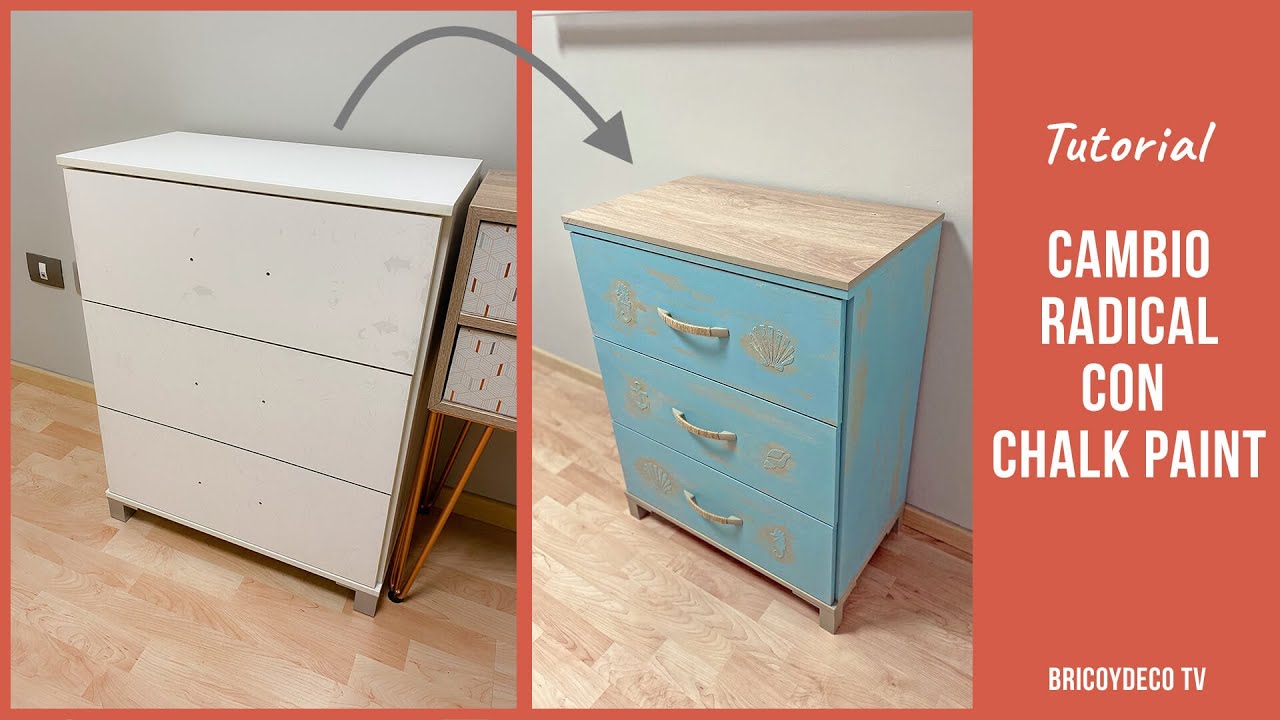 CÓMO PINTAR MUEBLES CON PINTURA A LA TIZA