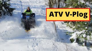 Vårvinter, ATV-plogning och snölek