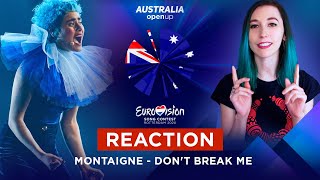 Australia Eurovision 2020  Montaigne - Don't Break Me (REACTION)/ Австралия Евровидение 2020 реакция