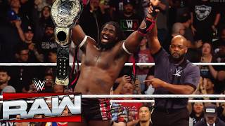 Oba Femi Campeón Mundial? - Raw 4 de Mayo 2026 - WWE en español