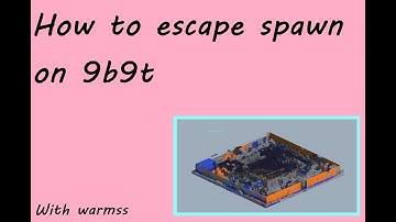 How to Escape Spawn on 9b9t
