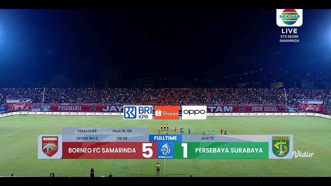 🔴Live - Borneo FC Vs Persebaya Surabaya - BRI Super League