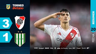 Thumbnail for RIVER 3 - 1 BANFIELD I Resumen del partido | #TorneoBetano 2024