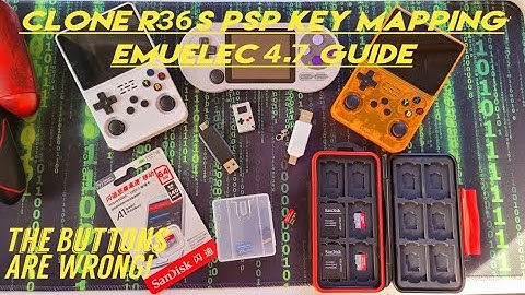 Clone R36S Running Emuelec 4.7 PSP Button Mapping Tutorial