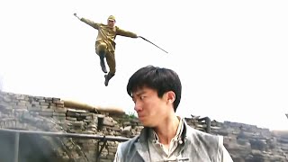 Chinese Kung Fu masters fight against several Japanese samurais and finally blow up entire base