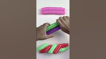 creating robot ASMR - So satisfying POP-TUBE DIY #oddasmr #diy #satisfyingvideos #relaxing #creative