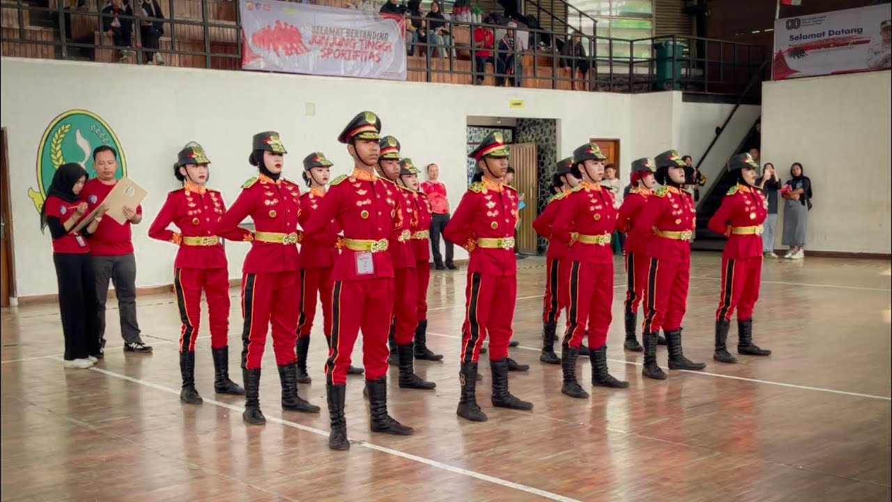 MERINDING! TOP 6 PASKIBRA SMPN 1 BABELAN KAB  BEKASI LKBB KAPOLRESTABES BANDUNG 2025