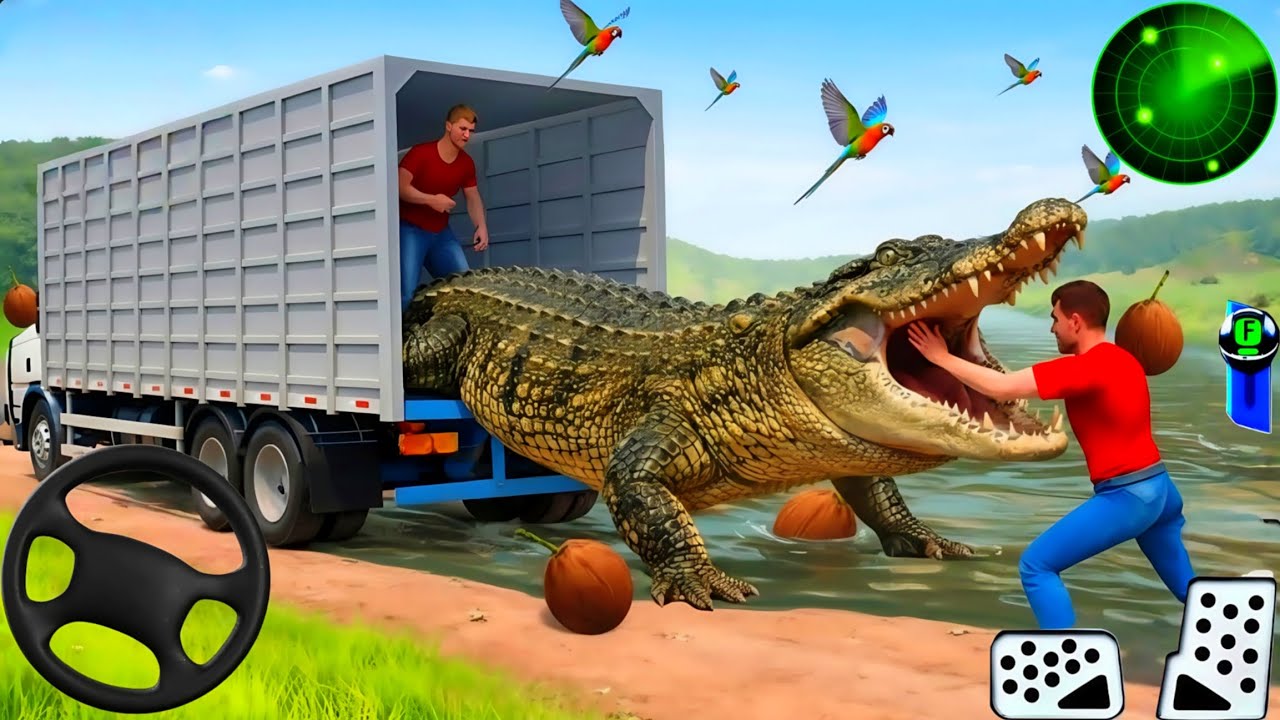 Animal Cargo Truck Driving Game 3D - Animal Transport Cargo Truck 2024 - Android Gameplay