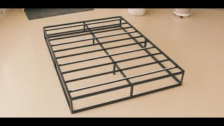 [Instruction] Olee Sleep 9 Inch Modern Metal Platform Bed Frame Assembly (Steel Slat Style) 09BX02