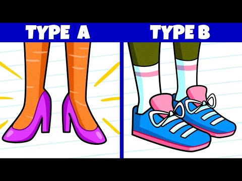 Crazy Types Of Girls 🤯 | Funny Cartoon By Avocado Family