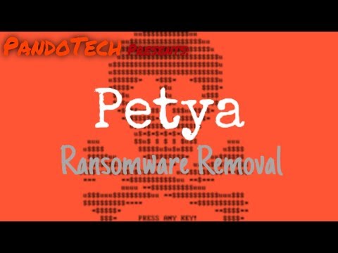 How to remove Petya Ransomware! (2018, outdated)