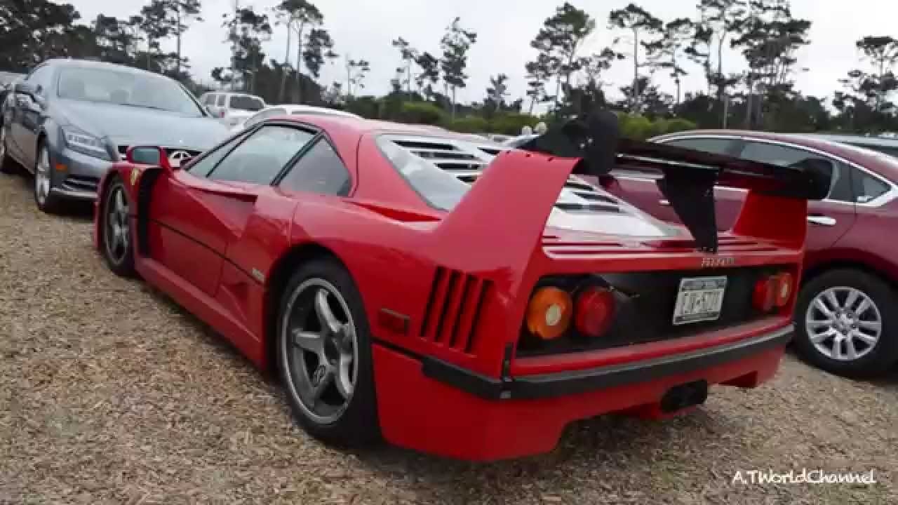 Spotted RARE FAKE Ferrari F40 LM! - YouTube