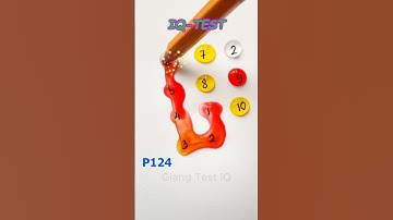 Nối các giọt nước lần lượt từ 1 đến 10 P124 #iqtest #drawing #colors #art #shorts #games #line