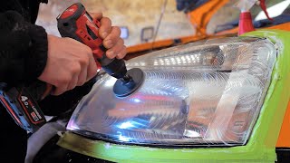 Rénovation optiques de phares (29€) - Fin du projet Peugeot Partner swap 4x4 TD !
