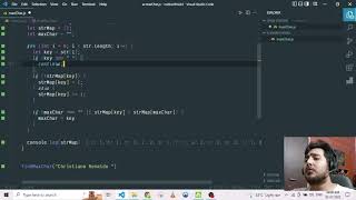 Find the max repeating char | interview | JS | Frontend |NodeJS