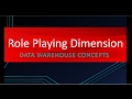 Role Playing Dimension | Data Warehouse Concepts