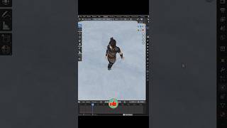 Blender Iniciante VS Pro - Como CRIAR um RASTRO na NEVE. #Blender #blendercommunity #3d #tutorial