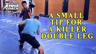A small tip to MASSIVELY improve your Double Leg Takedown