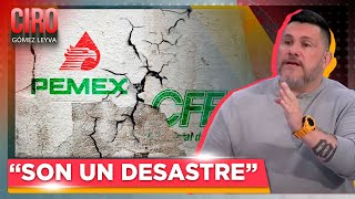 Utilidades de Pemex y CFE cayeron más del 90% en primer trimestre de 2024 | Ciro