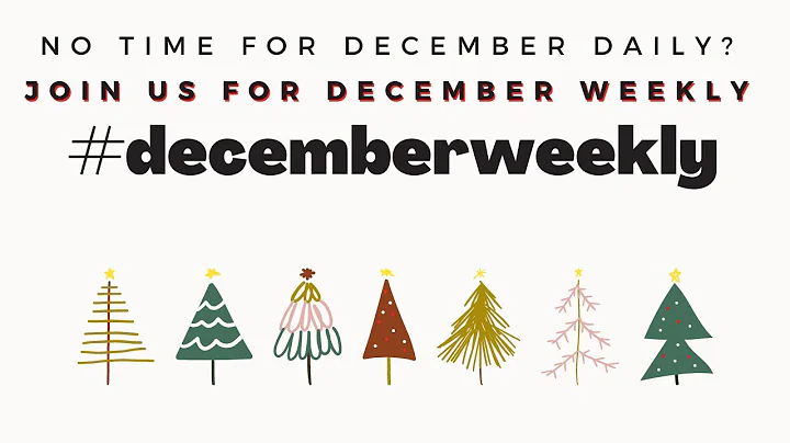 #decemberweekly Hosted by @CreatingwithJov...  Dec...