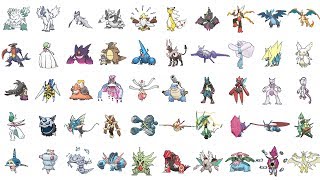 all mega evolutions