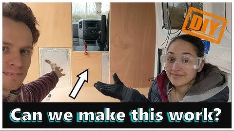 Insulated Bulkhead Partition  Wall Part 2 - Insulating and plywood facing | Crafter Van Build | 13 |
