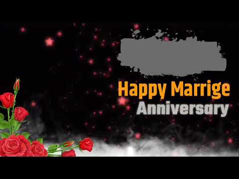 Happy marriage anniversary | background effects |video editor .vijay Nade -  YouTube