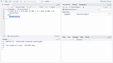 Conditional Execution --- Chapter 22