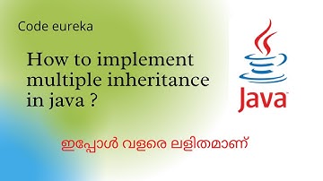 multiple inheritance in java malayalam|  what is multiple inheritance malayalam | Code eureka