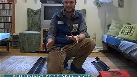 Blower Door Test Setup, the Graceful Way: Building Performance Workshop Review